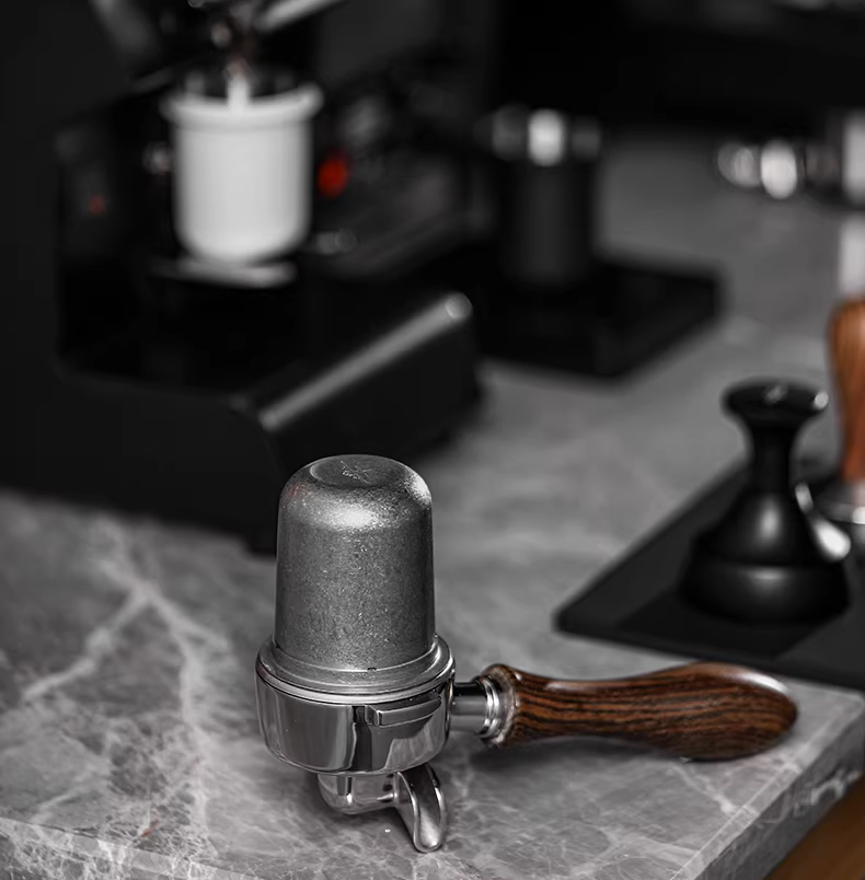 Bộ hứng bột cà phê kiểu bomber 58mm, đa năng, bằng thép không gỉ, dành cho máy pha cà phê espresso, kiểu đảo ngược, có khay hứng mùi thơm