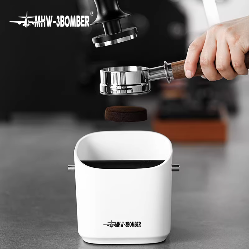 Hộp đựng bã cà phê mini MHW Bomber dành cho máy pha cà phê gia đình, thùng đựng bã cà phê, xô đựng bã cà phê