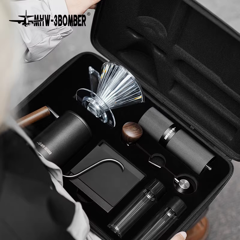 MHW Bomber Cà Phê Túi Bảo Quản Di Động Đồ Dùng Cà Phê Túi Du Lịch Tổ Chức Cắm Trại Túi Du Lịch Túi Xách