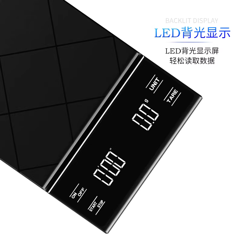 Cân pha cà phê thủ công đặc biệt, cân điện tử, có thể sạc lại, quầy bar, cân pha cà phê thủ công kiểu Ý có hẹn giờ, chính xác đến 0,1 gram