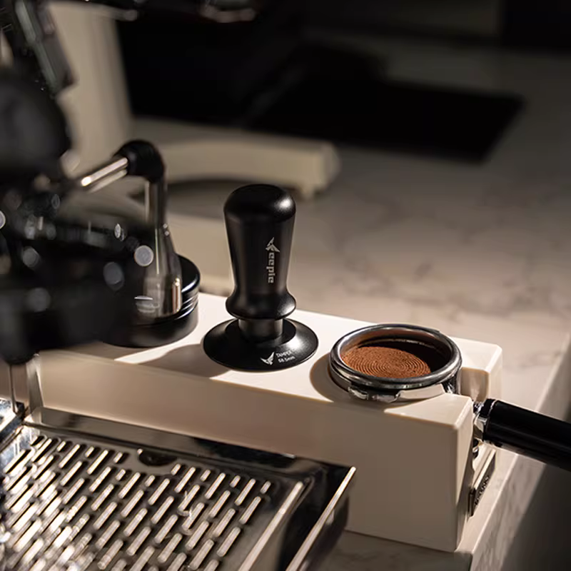 Máy ép cà phê Feepie, lực ép không đổi, máy pha cà phê Espresso áp suất không đổi, dụng cụ phân phối bột cà phê, dụng cụ ép 58.5mm