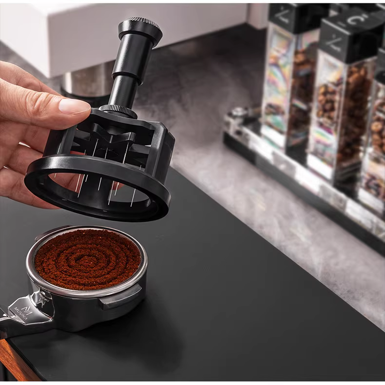 Kim khuấy cà phê espresso kiểu nhấn xoay MUVNA Timo