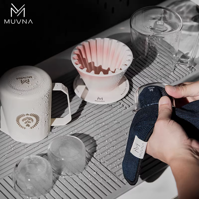 Tấm lót lọc cà phê MUVNA, thảm chống trượt, đế lót ly rượu, thảm thoát nước, đế lót ly trà