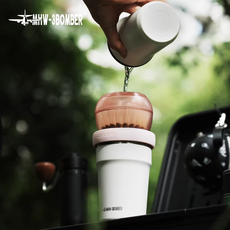 Cốc lọc cà phê thủ công ngoài trời MHW Bomber Egg, cốc lọc cà phê thủ công, bình pha cà phê thủ công, cốc lọc bánh, giá đựng giấy lọc