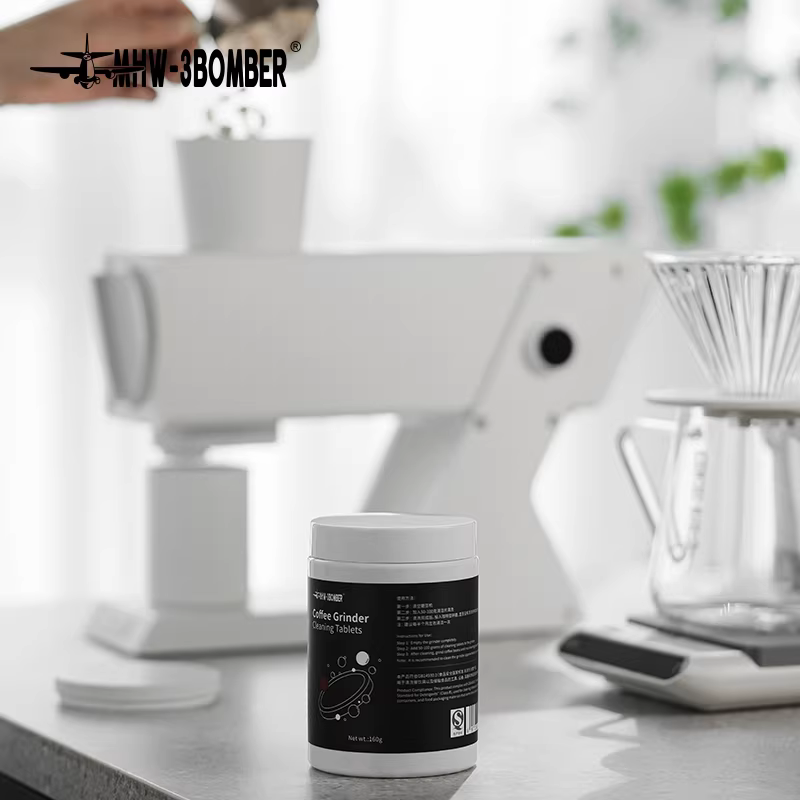 Viên vệ sinh máy xay cà phê MHW, bột vệ sinh máy pha cà phê, viên tẩy cặn, chất tẩy rửa đầu pha cà phê