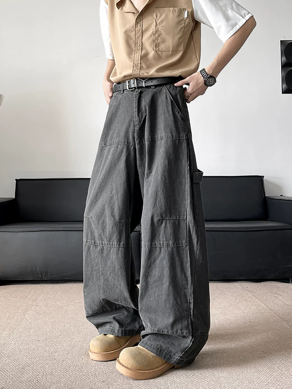 Quần ống đứng kiểu Mỹ, quần công sở cleanfit hợp thời trang mùa xuân hè, quần dài ống rộng thoải mái.