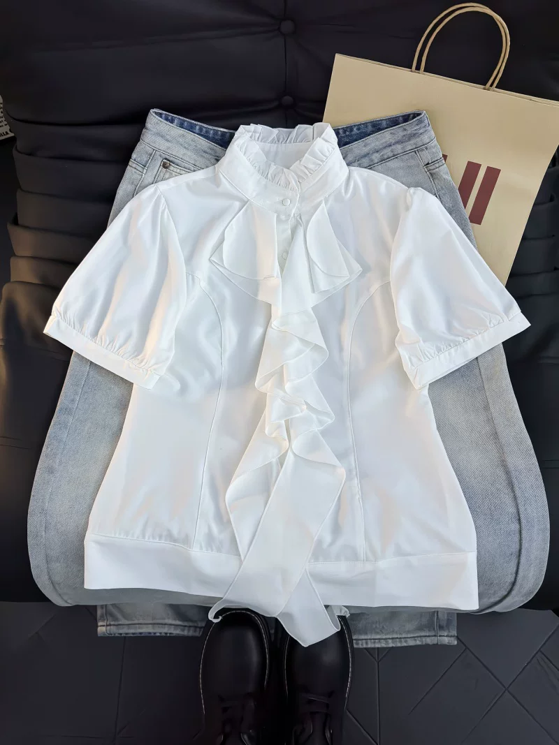 Áo sơ mi ngắn tay đơn giản kiểu Mỹ dành cho nam và nữ, áo kiểu dáng rộng rãi mùa hè, thương hiệu thời thượng, áo sơ mi và áo khoác cao cấp, phong cách cá tính.