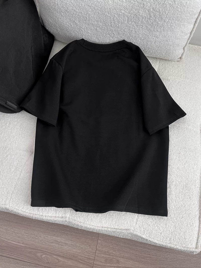 Áo thun nam tay ngắn tối giản, chất liệu dày dặn, kiểu dáng rộng rãi, hợp thời trang mùa hè, phong cách Mỹ, thiết kế phá cách cao cấp.