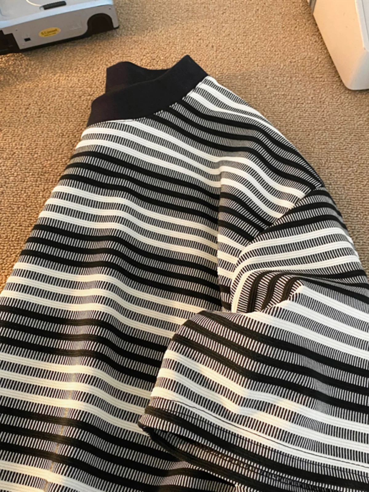 Áo thun nam sọc phối màu, tay ngắn, dáng rộng, chất liệu cotton dày dặn, phong cách retro Mỹ thời thượng mùa hè.