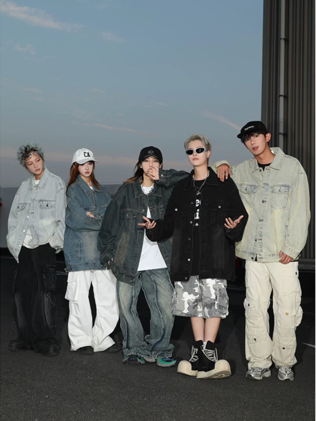 Áo khoác denim phong cách retro Mỹ, áo khoác công sở thời trang mới mùa xuân thu, kiểu dáng rộng rãi dành cho cặp đôi, áo khoác nam.