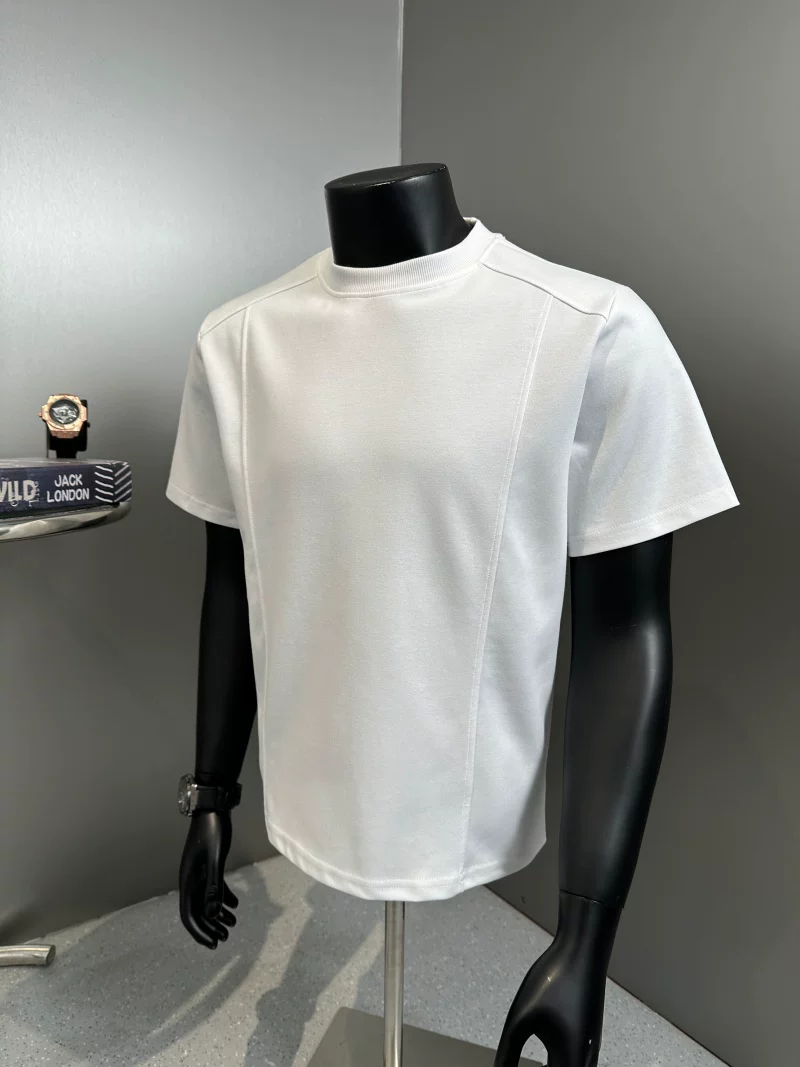 Áo thun ngắn tay đơn giản kiểu Mỹ dành cho nam và nữ, áo thun cổ tròn dáng rộng mùa hè, áo thun nửa tay thời trang dành cho cặp đôi.