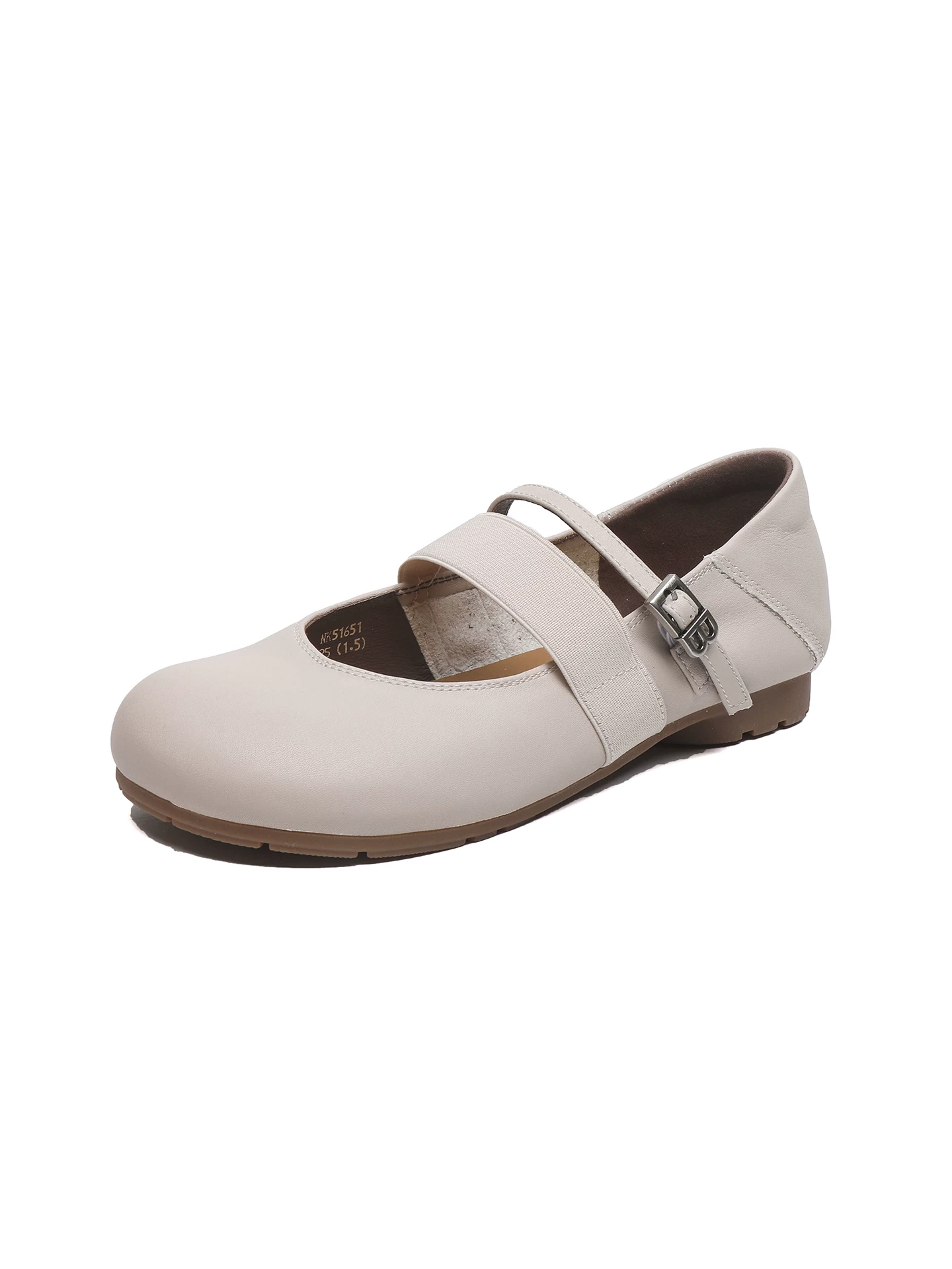 Giày da Mary Jane quai đơn phong cách retro Pháp dành cho nữ, giày bệt đế mềm kiểu ballet mới mùa xuân 2026 dành cho nữ.