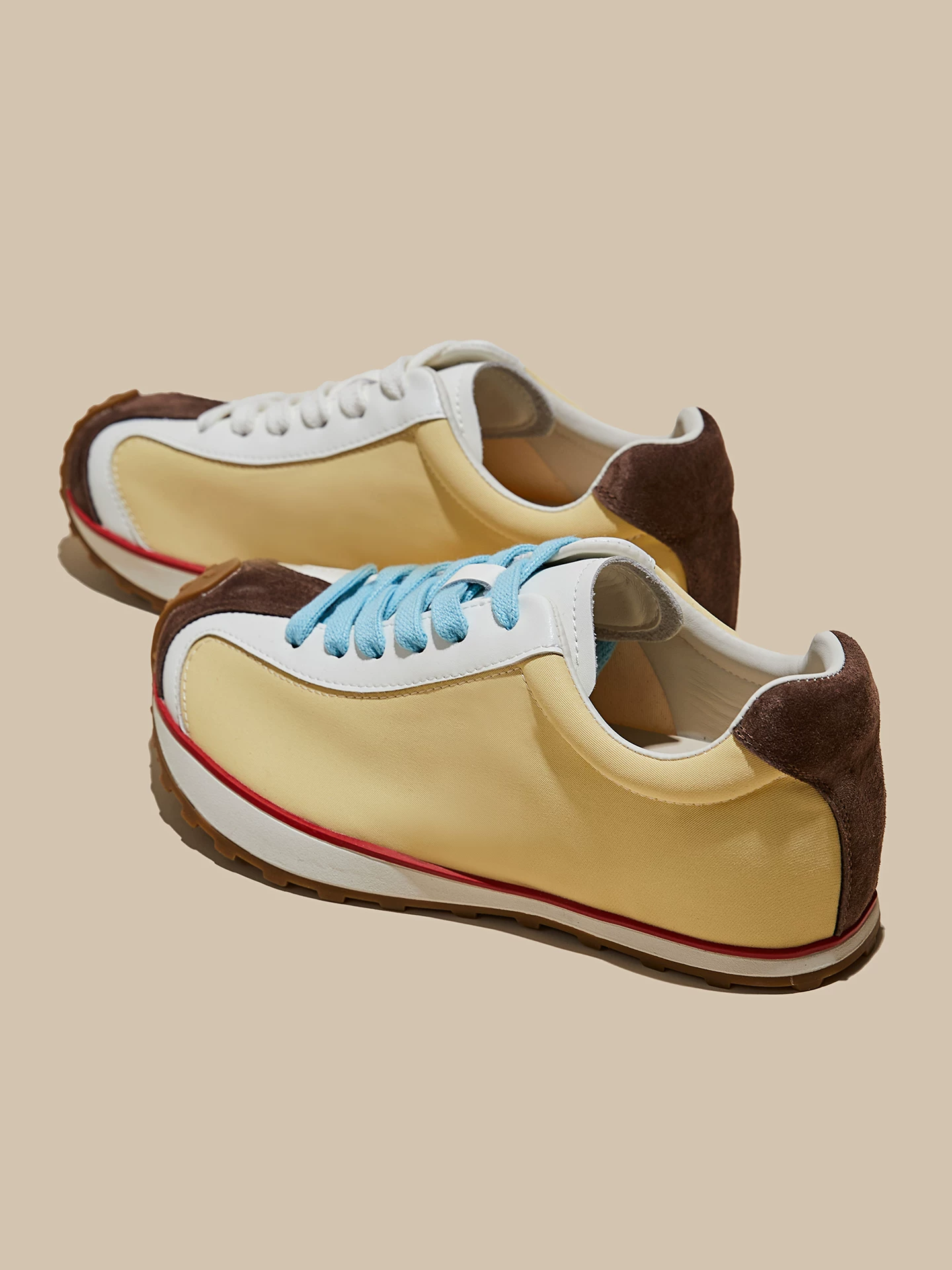 Giày Gump retro phối màu dành cho nữ, giày tập luyện Đức đế dày tăng chiều cao, giày thể thao thời trang nhẹ thoáng khí mùa hè 2026 mới.
