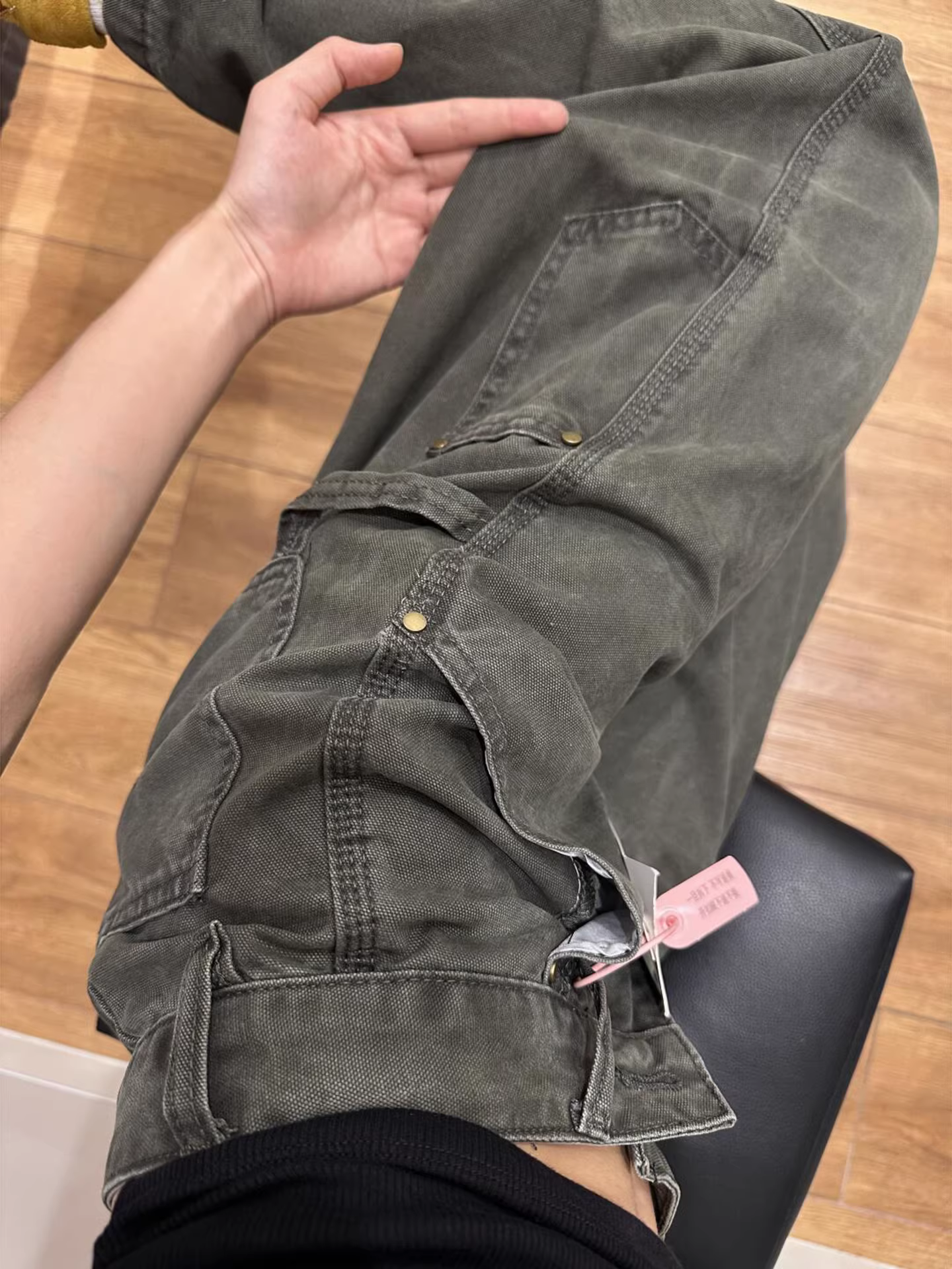 Quần jeans kiểu Mỹ rộng thùng thình, dáng suông, dành cho nữ, La Chapelle, mẫu mới thu đông 2025, cạp cao, dáng thẳng.