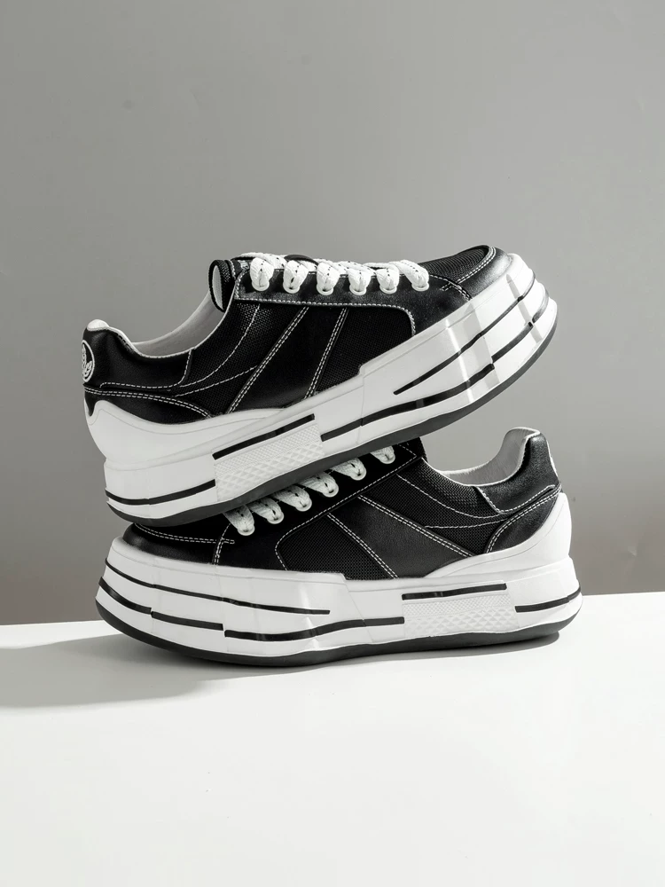 Giày thể thao đế dày Maple Leaf dành cho nam, giày vải thông thường kiểu dáng cặp đôi thoáng khí, giày nữ tăng chiều cao, giày có cấu trúc, hợp thời trang và đa năng.