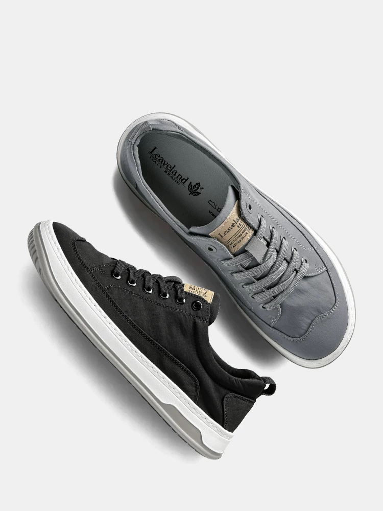 Giày nam Maple Leaf, giày vải cổ thấp, giày nam màu đen kiểu dáng mới, giày vải thoáng khí đơn giản và đa năng, giày thể thao.