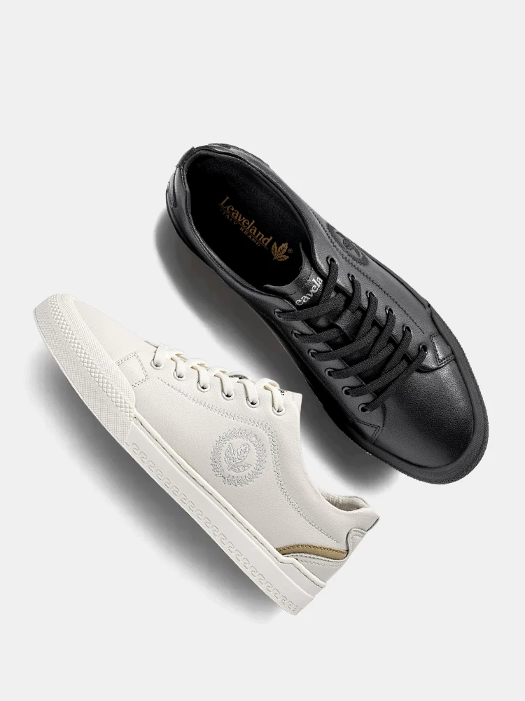 Giày nam Maple Leaf Giày nam mùa thu mới Giày thể thao đa năng Giày trắng nam Giày phong cách Hàn Quốc Giày trắng thoáng khí hợp thời trang