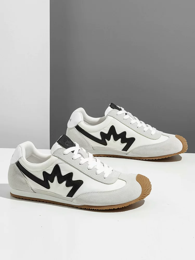 Giày nam Maple Leaf thời trang kiểu Forrest Gump, giày nam 2025 mới, giày thể thao retro, thoáng khí, giày trắng mỏng, giày thể thao hợp thời trang