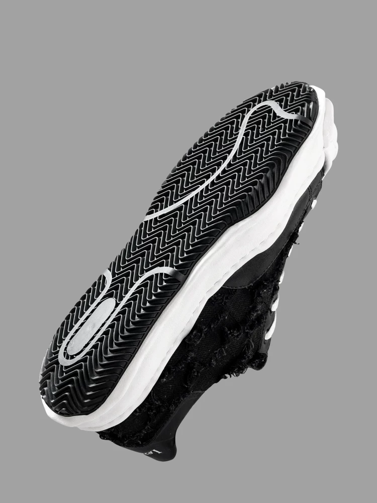 Giày nam Maple Leaf Giày cấu trúc tan chảy Giày nam đế dày tăng chiều cao Giày thể thao thông thường Giày vải mũi vỏ Giày unisex Giày hợp thời trang