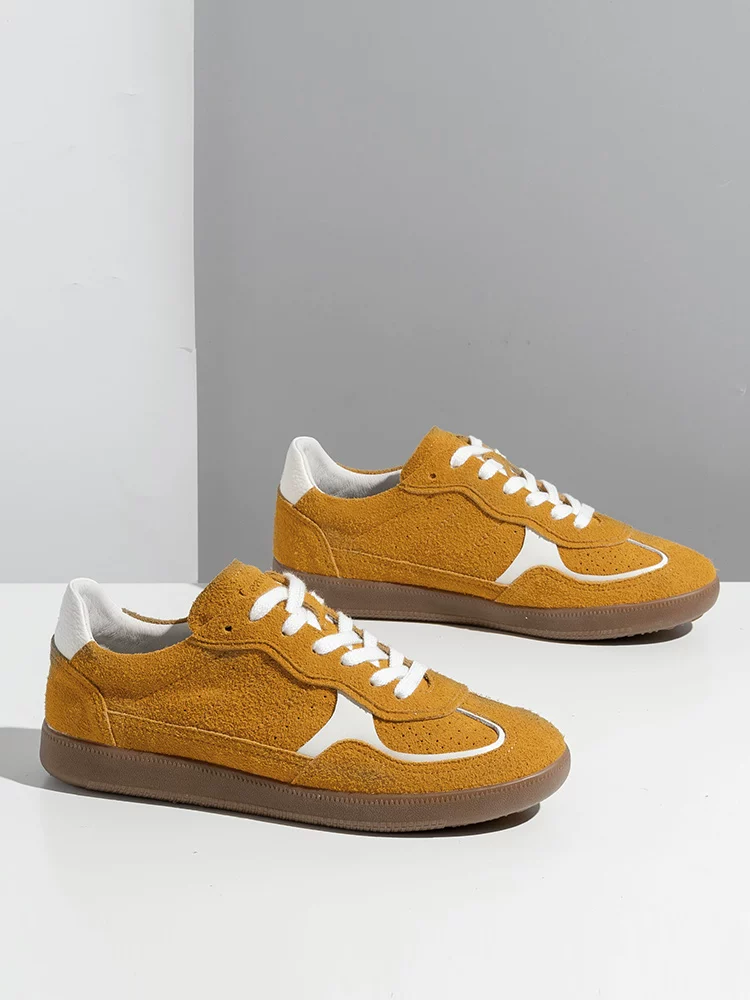 Giày nam Maple Leaf Giày tập luyện mới của Đức Giày thể thao nam phong cách retro Giày thể thao Unisex Giày thường ngày màu xanh dành cho nữ Giày hợp thời trang đa năng