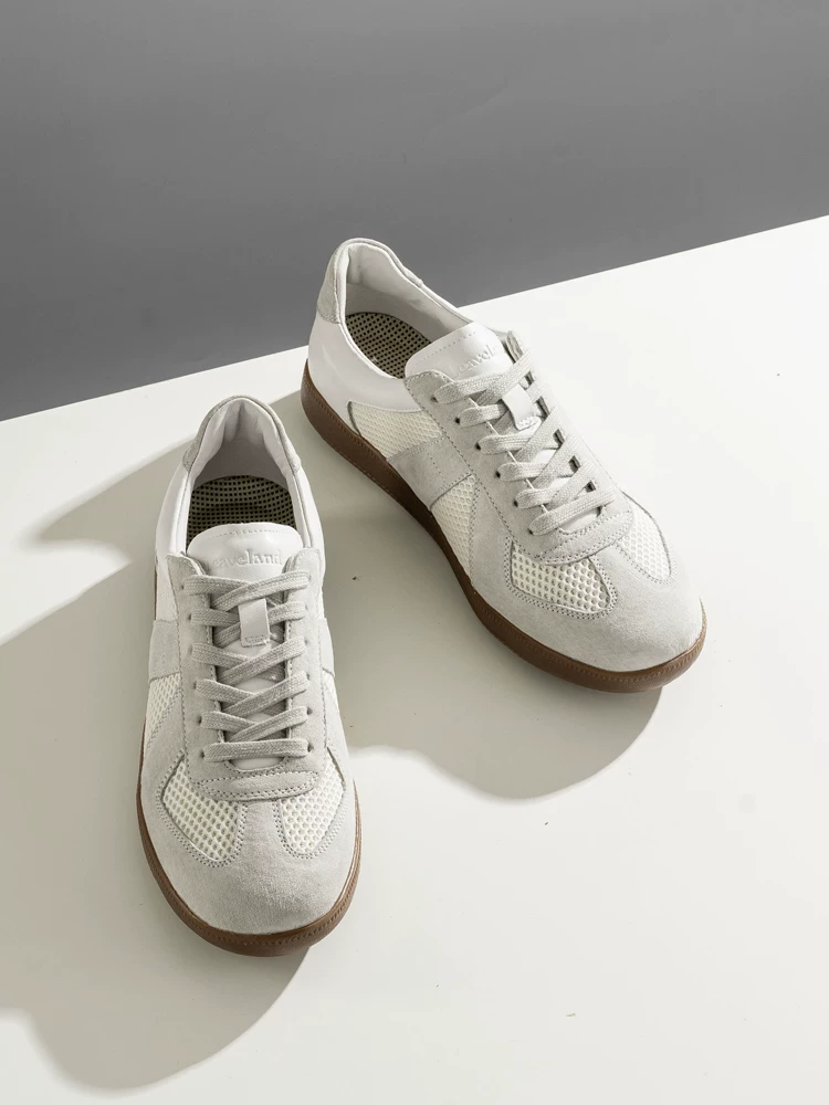 Giày nam Maple Leaf Giày lưới nam Giày trắng hợp thời trang cổ điển Giày thể thao nam thông thường Giày thể thao mới của Đức Giày thể thao