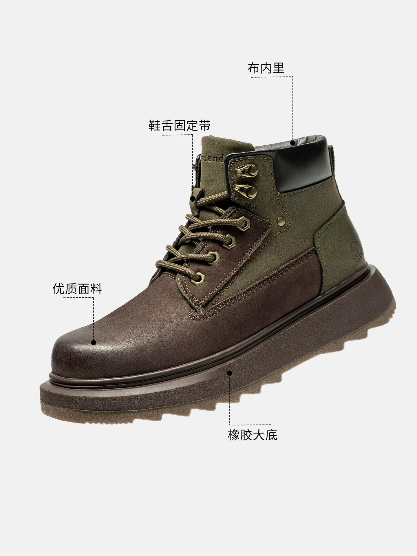 Giày Bốt Martin Da Thật Nam Maple Leaf 2025 Mùa Đông Mới Giày Bốt Nam Cổ Cao Giày Công Sở Giày Bốt Đế Dày Hợp Thời Trang