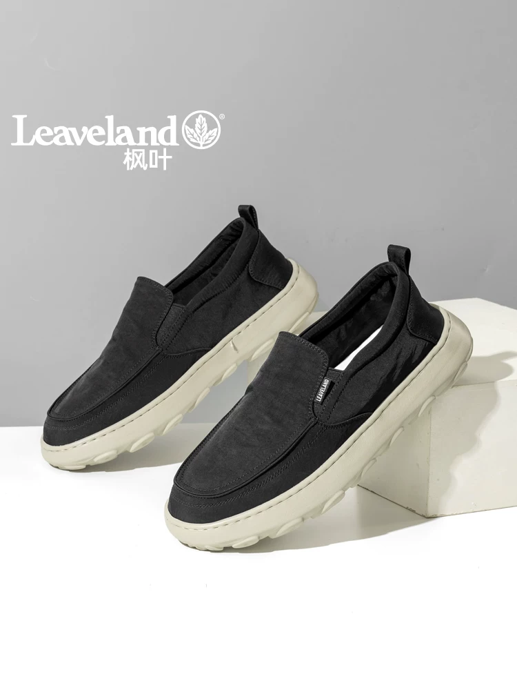 Giày nam Maple Leaf Giày vải thoáng khí Giày lười nam mới Giày thể thao nam Giày đi bộ đế dày
