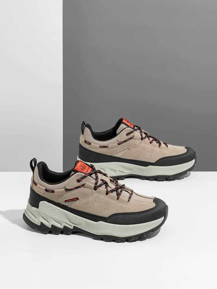 Giày nam Maple Leaf 2025 Giày thường ngày ngoài trời mới mùa thu đông Giày thể thao đi bộ đường dài cho nam Giày leo núi đế dày Chống mài mòn và chống trượt