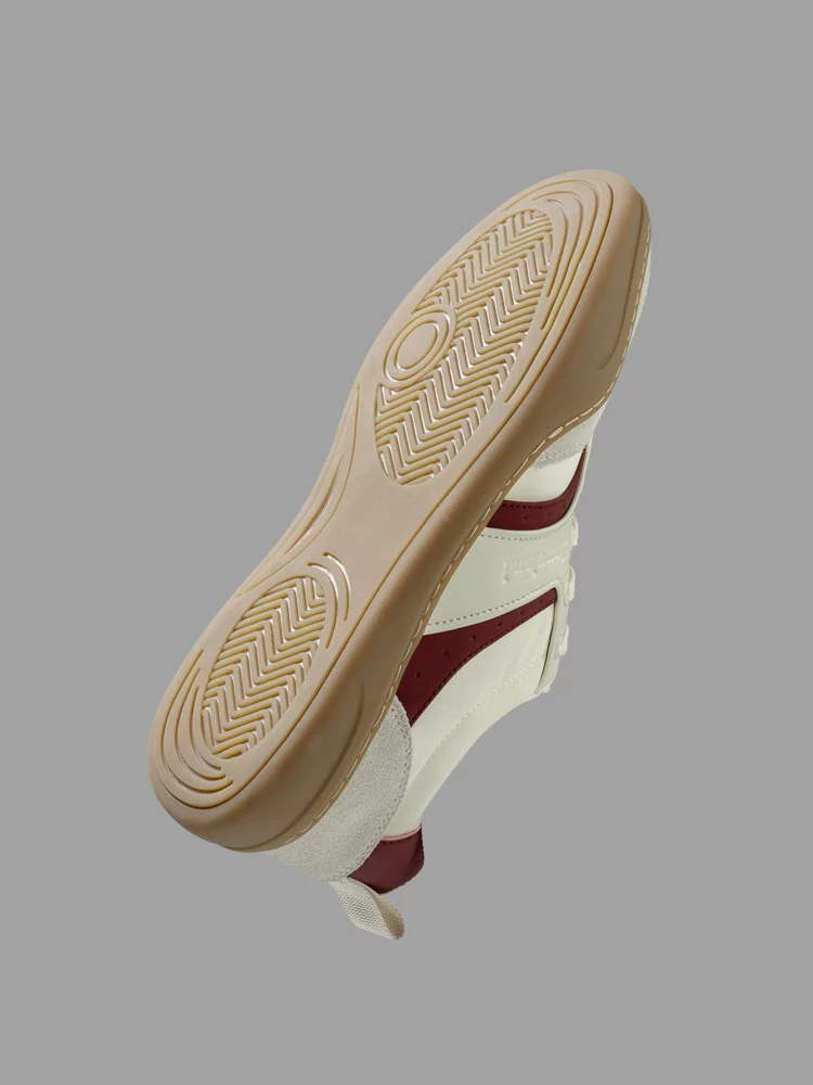 Giày nam Maple Leaf đa năng, giày thể thao nam thời trang, giày tập luyện kiểu Đức mới năm 2025, giày vải phối màu thời thượng, giày thoáng khí