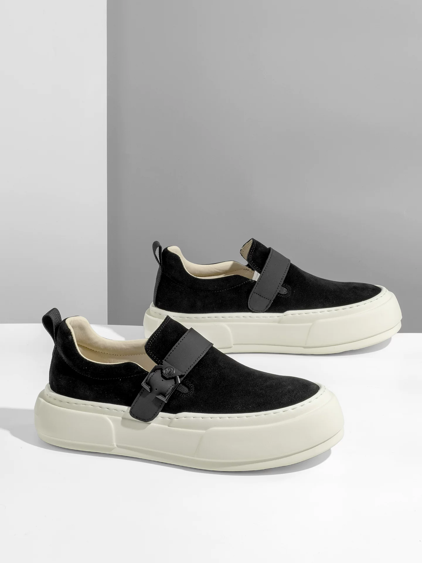 Giày Loafer Nam Maple Leaf, Giày Lười Nam Thu Đông 2025, Giày Sneaker Nam Đế Dày Tăng Chiều Cao, Cảm Giác Cao Cấp