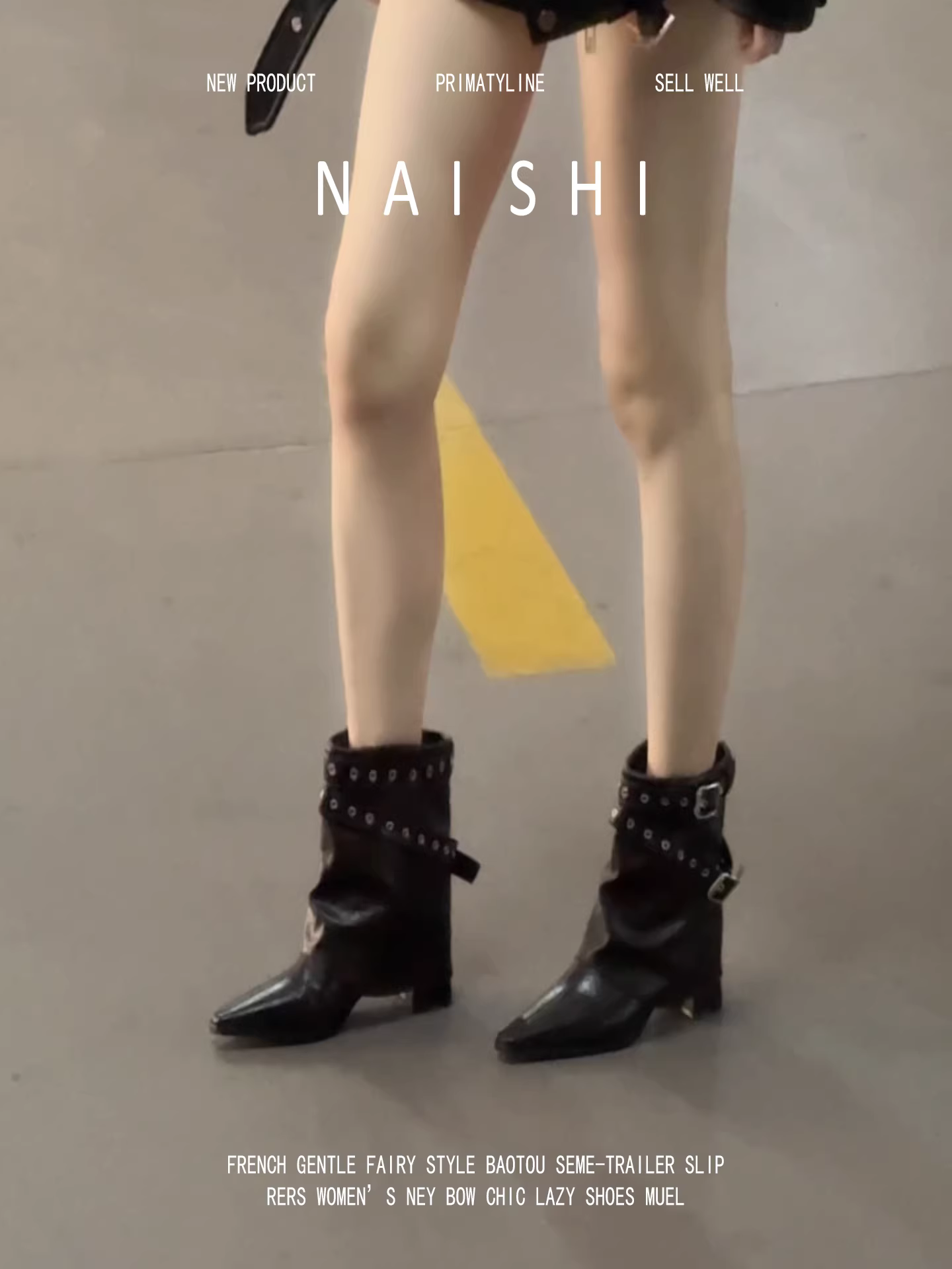 Phiên bản da cừu! Giày Chelsea mũi nhọn kiểu cổ điển có khóa thắt lưng, gót dày, kiểu bootcut, giày ngắn phong cách punk, giày Martin tôn dáng.