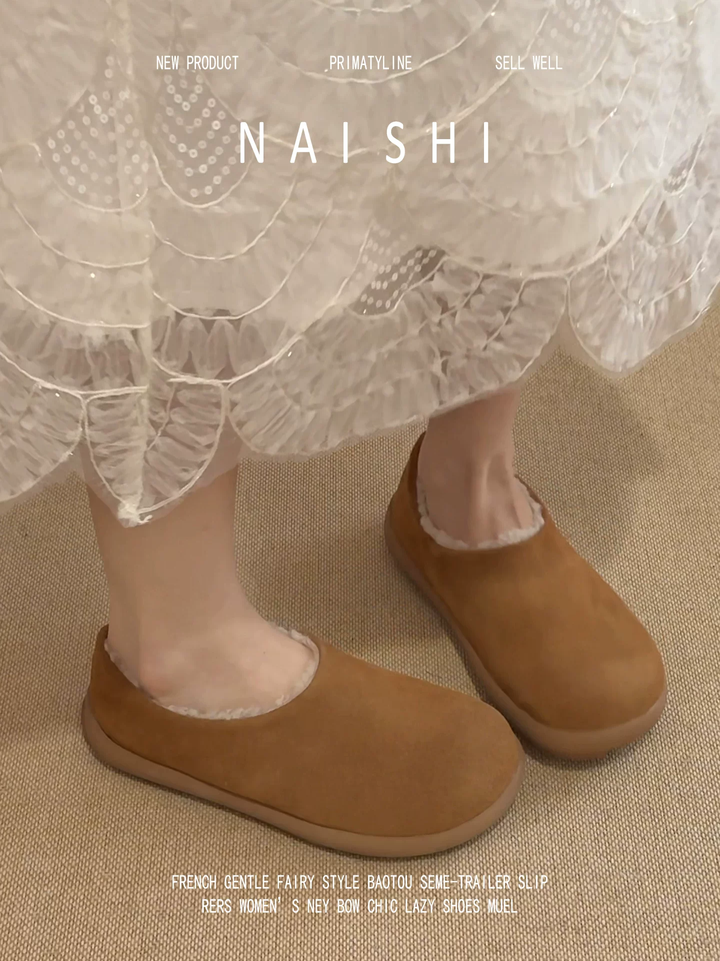 Phiên bản da cừu! Giày Birkenstock đế bằng kiểu retro sang trọng dành cho nữ, đa năng và ấm áp, giày cotton lót hoàn toàn.