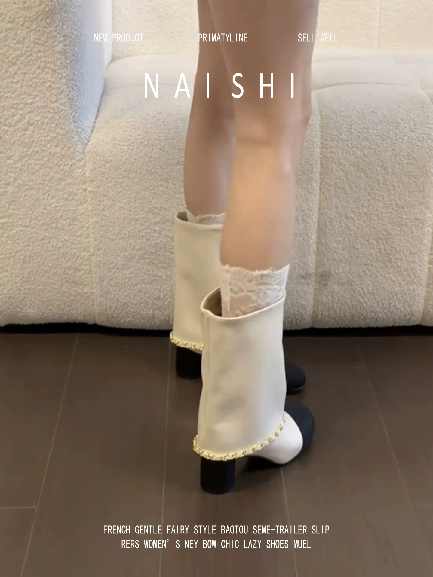 Phiên bản da cừu! Giày bốt kiểu Chanel phối màu dây xích dành cho nữ, gót dày, mũi tròn, kiểu bốt cưỡi ngựa, bốt cao gót thanh lịch đến giữa bắp chân.