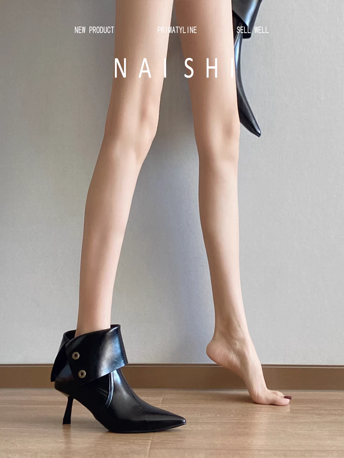 Phiên bản da cừu! Giày cao gót mũi nhọn kiểu Pháp, giày cao gót mũi nhọn kiểu Chelsea nữ tính, kiểu dáng hai chiều, giày cưỡi ngựa kiểu Tây giúp thon gọn.