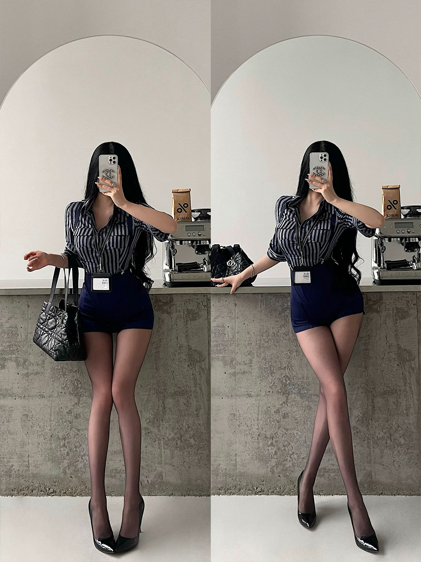 YoungGirlDay Quần short nâng mông kiểu Hàn Quốc thuần khiết gợi cảm, cạp cao, có dây đeo, tôn dáng thon gọn.