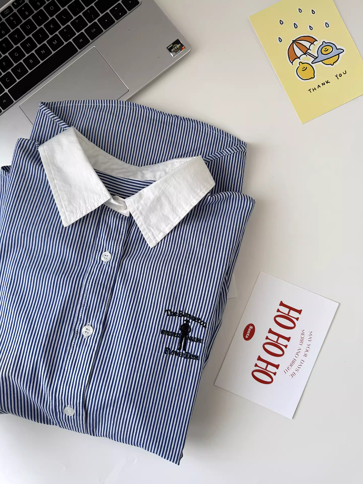 Áo sơ mi sọc dọc cổ điển Nhật Bản thiết kế độc đáo áo sơ mi cotton dáng rộng xếp lớp áo nghệ thuật dành cho nữ