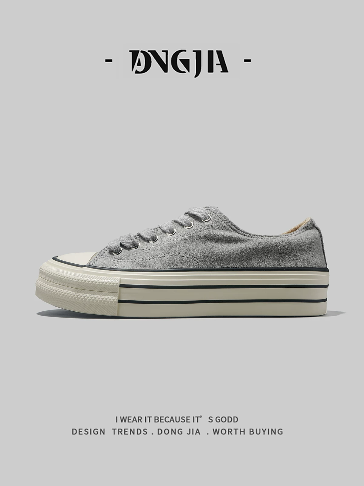 Dongjia Qshoes xuất khẩu giày vải retro Melard dành cho nam giới mùa thu 2025, giày thể thao đế dày bằng da lộn mới.