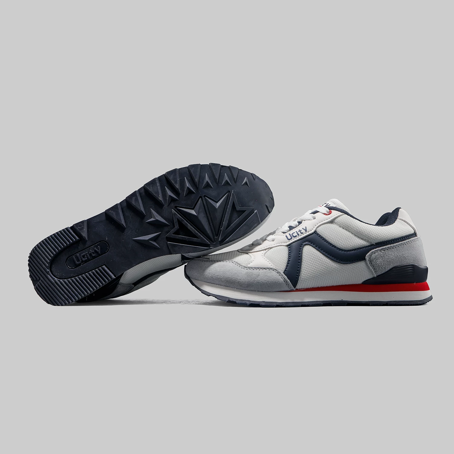 Giày nam Dongjia Qshoes xuất khẩu Tây Ban Nha, kiểu quai đơn, da thật phối màu, thoáng khí, thể thao, thời trang, mẫu mới 2025.