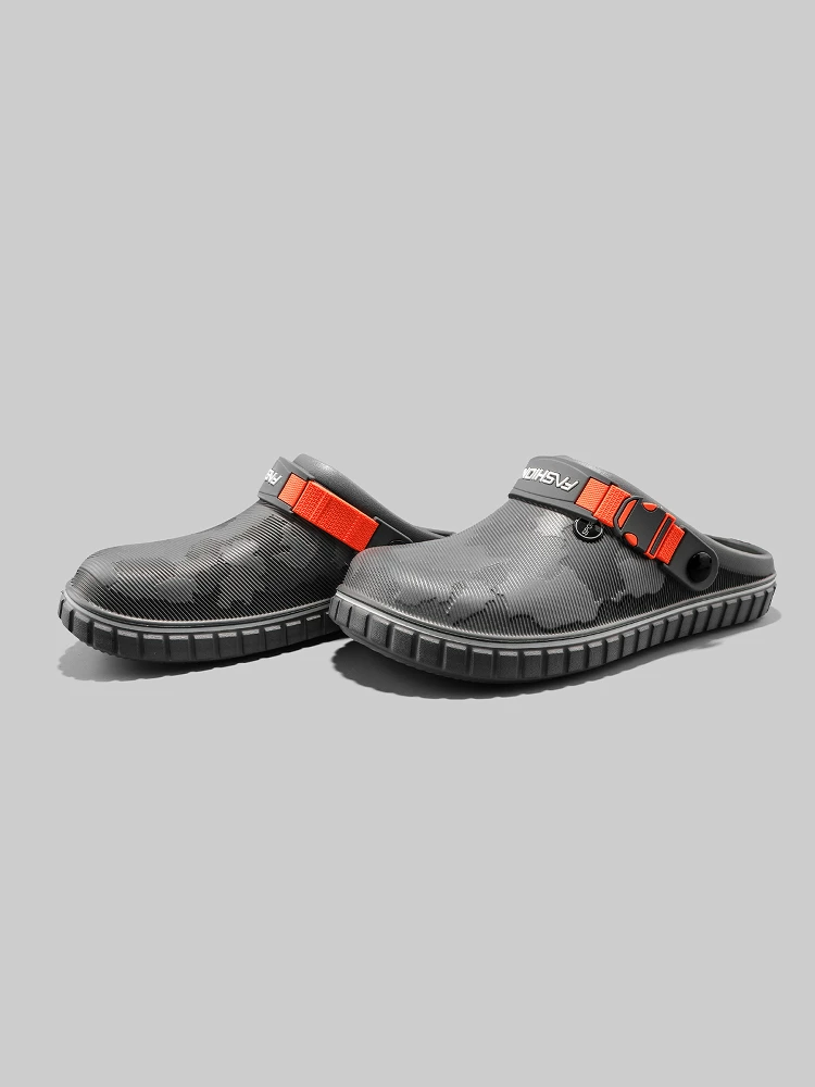 Dongjia Qshoes xuất khẩu dép nam, dùng cho mùa hè ngoài trời, kiểu dáng thời trang và đa năng, kiểu Birkenstock, dép hai trong một mang cảm giác thoải mái.