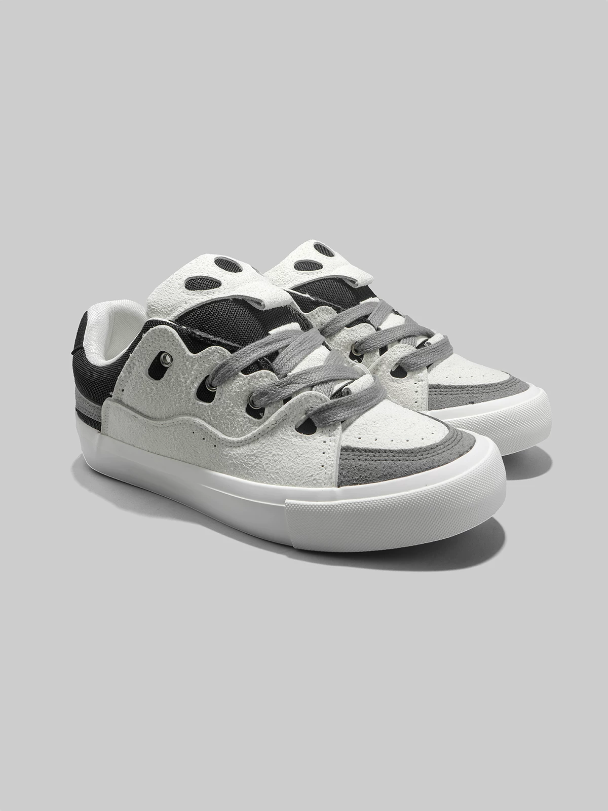 Giày lười thời thượng Dongjia Qshoes dành cho nam, mẫu mới thu đông 2025, phong cách thể thao, thường ngày, đa năng, kiểu Hồng Kông, giày trượt ván.