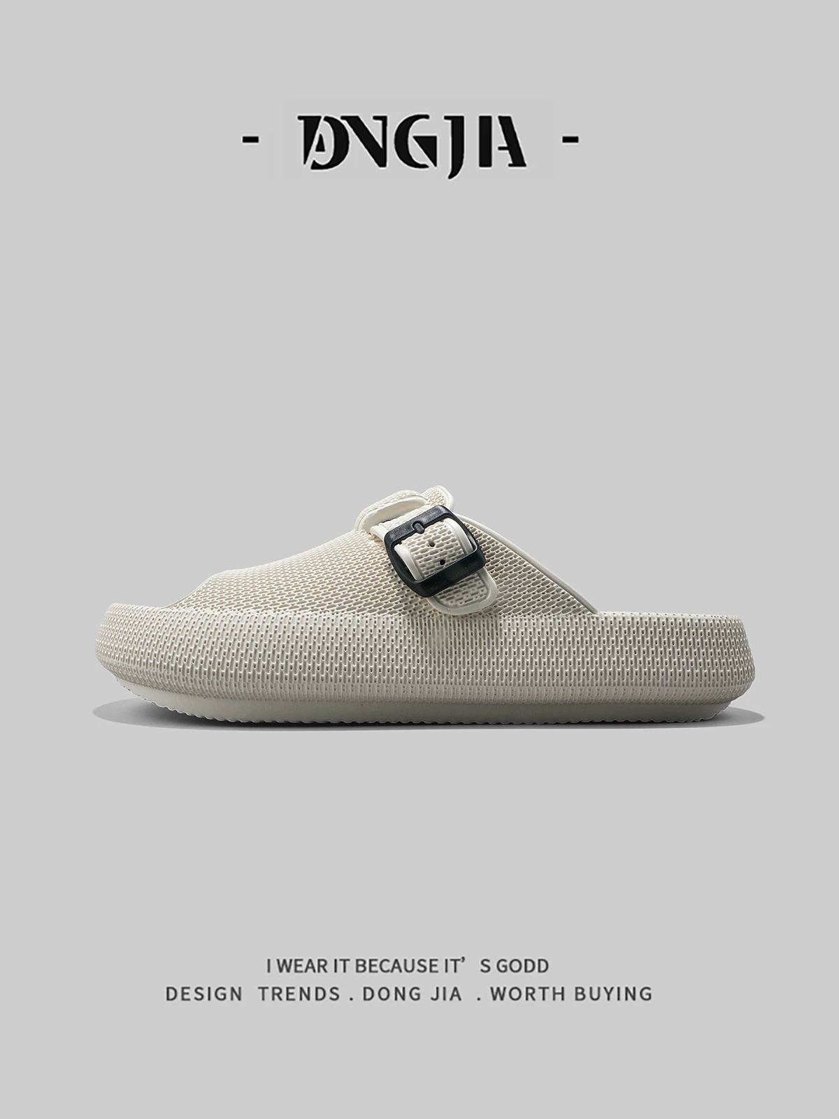 Thiết kế liền thân! Phong cách xuất khẩu Nhật Bản, dép lê unisex, giản dị và đa năng, dép đi trong nhà đế mềm êm ái.
