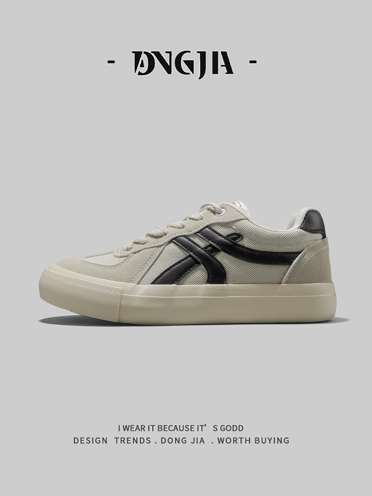 Dongjia Qshoes xuất khẩu giày trượt patin Nhật Bản dành cho nam, kiểu mới thu đông 2025, phong cách retro Mỹ đa năng, đế mềm, giày tập luyện kiểu Đức.