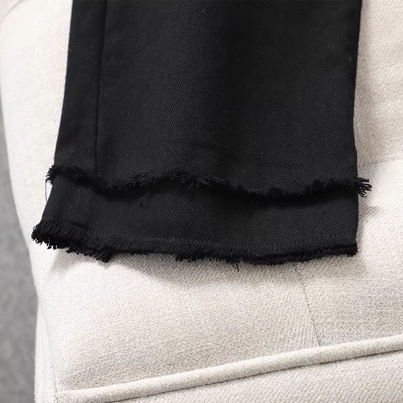 Quần ống rộng cho bé gái mùa xuân thu 2025 kiểu mới, quần suông rộng rãi cho bé gái lớn, quần dài mùa thu thường ngày