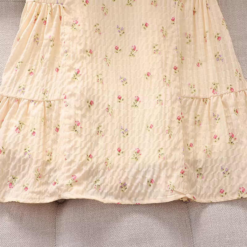 Áo ba lỗ mùa hè cho bé gái 2025 kiểu mới dành cho bé gái lớn tuổi, áo ba lỗ hoa nhí mỏng, áo thun dopamine mùa hè cho trẻ em