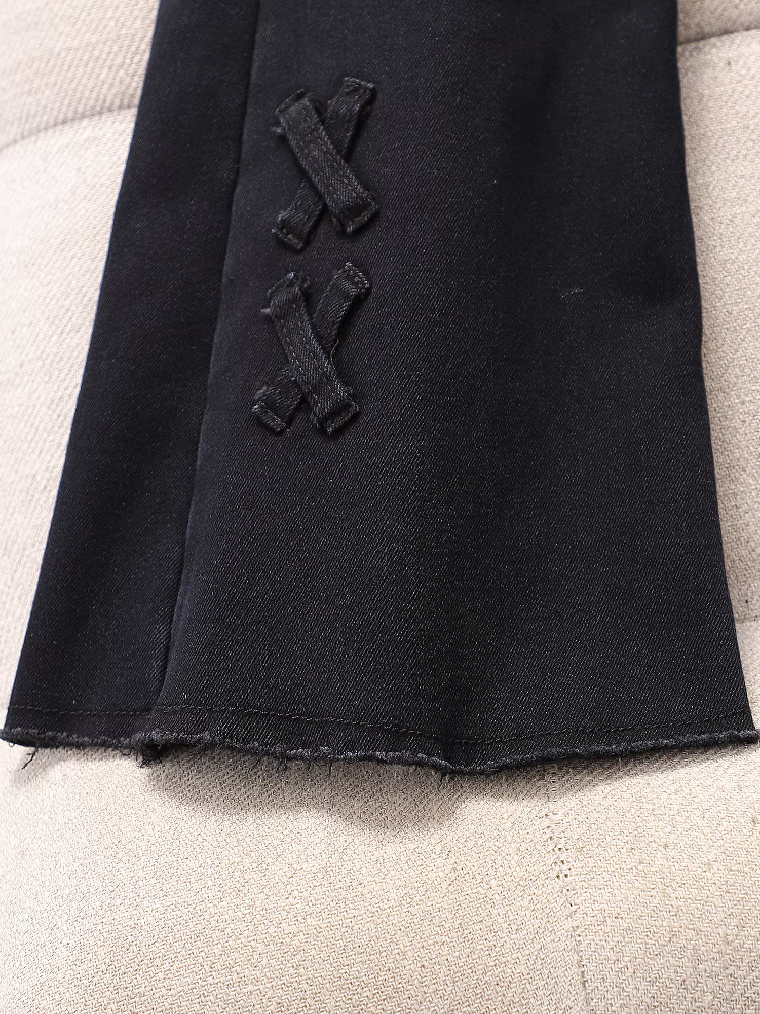 Quần ống loe bé gái mùa đông, quần lót lông dày giữ ấm mùa thu đông 2025, quần jean ôm dáng trẻ em mới