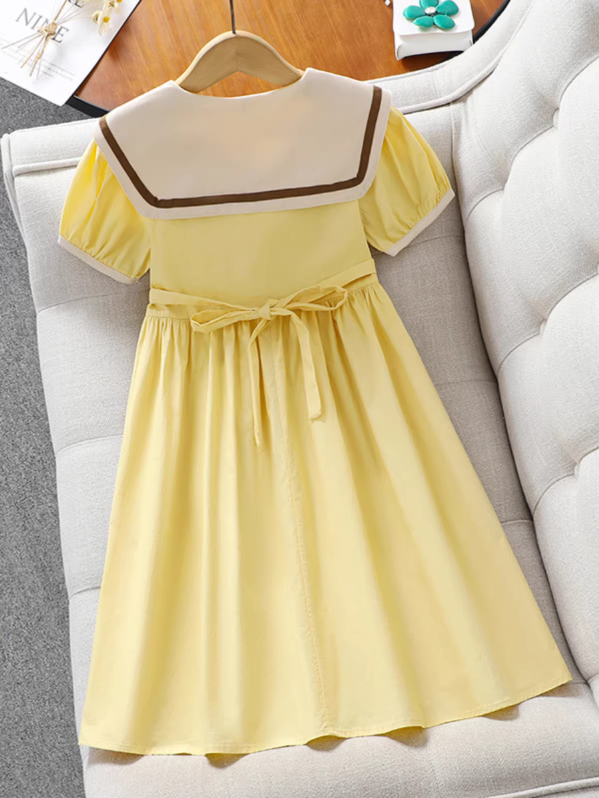 Váy bé gái, quần áo mùa hè, kiểu mới 2025, váy công chúa mùa hè thời trang cho bé, váy kiểu preppy cho bé gái lớn