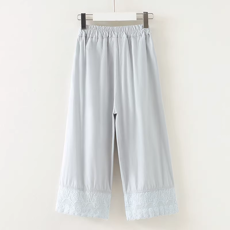 Bộ đồ hè bé gái 2025 kiểu mới mỏng nhẹ, quần lửng tay ngắn, bộ hai mảnh mùa hè trẻ em