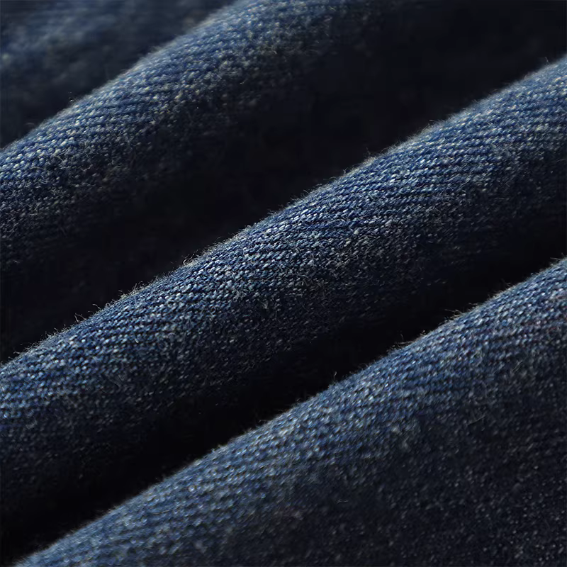 Quần jean xòe mùa xuân thu cho bé gái lớn, kiểu mới 2025, quần chuông rách cá tính, quần dài trẻ em mùa thu.