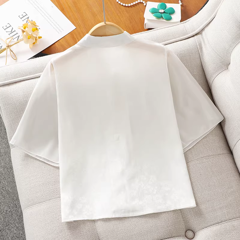 Bộ trang phục mùa hè kiểu váy ngựa mặt ngựa cho bé gái 2025, trang phục Hanfu kiểu Trung Hoa mới cho trẻ em, bộ đồ mùa hè phong cách cổ xưa siêu tiên nữ cho bé gái