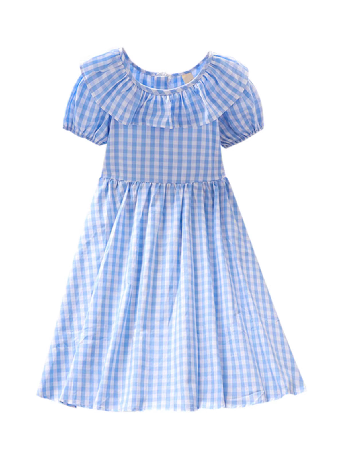 Váy bé gái mùa hè kiểu dáng mỏng kẻ sọc váy công chúa váy dài mùa hè váy trẻ em bé gái màu xanh váy mùa hè